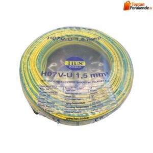 Hes Nya Kablo 1,5 mm² Sarıyeşil ( H07v-U )
